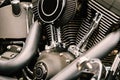 Motorcycle Chrome Engine Block