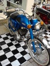 Motorcycle Classic CB blue color