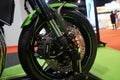 Motorcycle disk brakes to provide more grip to the tires and enable the riders to stop during an emergency.