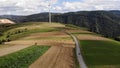 Motorcycle drive by electric windmill