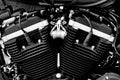 Motorcycle engine Royalty Free Stock Photo