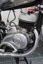 Motorcycle engine close-up Royalty Free Stock Photo