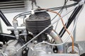 motorcycle engine close-up Royalty Free Stock Photo