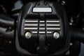 Motorcycle engine detail Royalty Free Stock Photo