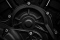 Motorcycle engine detail Royalty Free Stock Photo