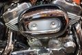 Motorcycle engine Royalty Free Stock Photo