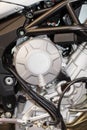 Motorcycle engine Royalty Free Stock Photo
