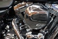 Motorcycle engine Royalty Free Stock Photo
