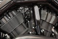 Motorcycle engine Royalty Free Stock Photo
