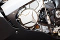 Motorcycle engine Royalty Free Stock Photo