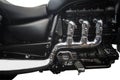 Motorcycle engine system Royalty Free Stock Photo