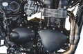 Detail Motorcycle engine Royalty Free Stock Photo