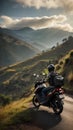 Motorcycle Escapes: Serene Bliss and Mountain Thrills