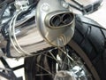 Motorcycle exhaust detail