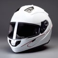 Motorcycle full face helmet, concept of head protection.