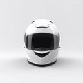 Motorcycle full face helmet, concept of head protection.