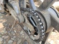 motorcycle gear with iron chain Royalty Free Stock Photo
