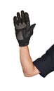 Motorcycle glove and hand signal slow down or stop Royalty Free Stock Photo