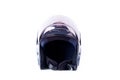 Motorcycle helmet is safty equipment on white background helmet safety object isolated Royalty Free Stock Photo
