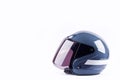 Motorcycle helmet on white background helmet safety object