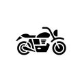 Motorcycle icon vector design template basic RGB Royalty Free Stock Photo