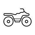 Motorcycle icon vector illustration photo