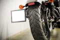 Motorcycle License Plate