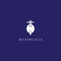 Motorcycle logo template Royalty Free Stock Photo