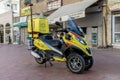 Motorcycle of medical service of first aid in Israel.