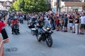 Motorcycle parade in Prnjavor Royalty Free Stock Photo