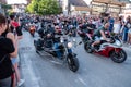 Motorcycle parade in Prnjavor Royalty Free Stock Photo