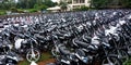 Motorcycle parking at yard for sale