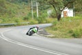Motorcycle race panning shot competition