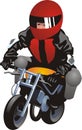 Motorcycle racer