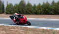 Motorcycle racing Royalty Free Stock Photo