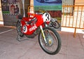 Motorcycle Racing Bike Classic Derbi 125 Royalty Free Stock Photo