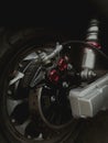 Motorcycle rear brake system