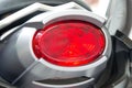 Motorcycle rear lights Royalty Free Stock Photo