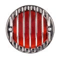 Motorcycle rear red brake light Royalty Free Stock Photo