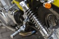 Motorcycle rear shock spring