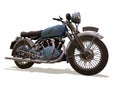 Motorcycle retro Royalty Free Stock Photo