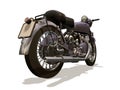 Motorcycle retro Royalty Free Stock Photo
