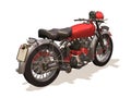 Motorcycle retro Royalty Free Stock Photo