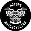 Motorcycle ribbon emblem