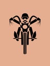 Motorcycle rider vector Royalty Free Stock Photo