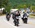 Motorcycle riders in Speculator, NY