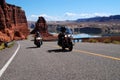 Motorcycle riding at Lake Powell