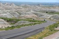 Motorcycle riding in South Dakota Royalty Free Stock Photo