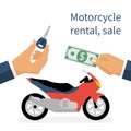 Motorcycle sale, rental motorbike