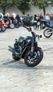 Motorcycle show - Vintage Harley Davidson motorbike